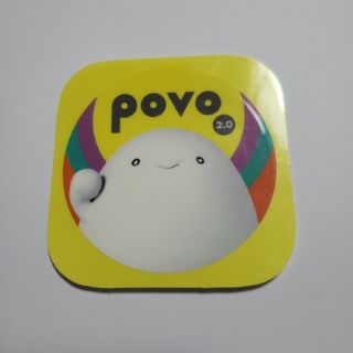 エヌティティドコモ(NTTdocomo)のpovo 2.0 シール ステッカー(保護フィルム)