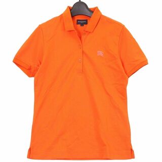BURBERRY GOLF バーバリーゴルフ オレンジ ポロシャツ ロゴ(その他)