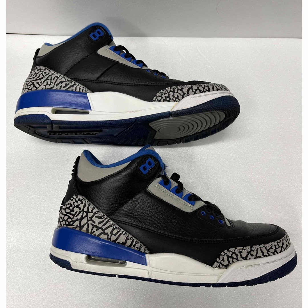 Jordan Brand（NIKE）(ジョーダン)の25.5cm AIR JORDAN 3 AJ3 RETRO スポーツブルー メンズの靴/シューズ(スニーカー)の商品写真