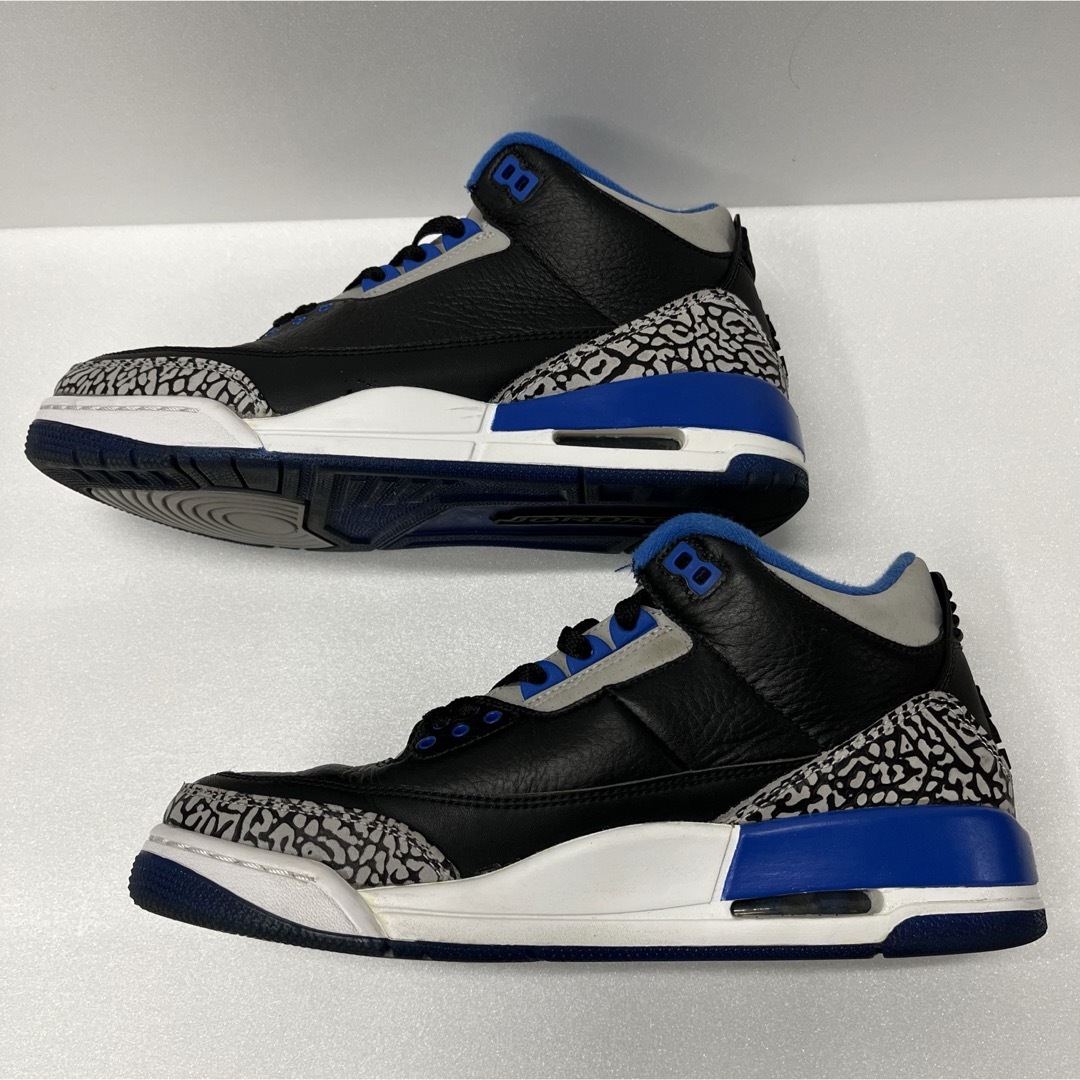 Jordan Brand（NIKE）(ジョーダン)の25.5cm AIR JORDAN 3 AJ3 RETRO スポーツブルー メンズの靴/シューズ(スニーカー)の商品写真