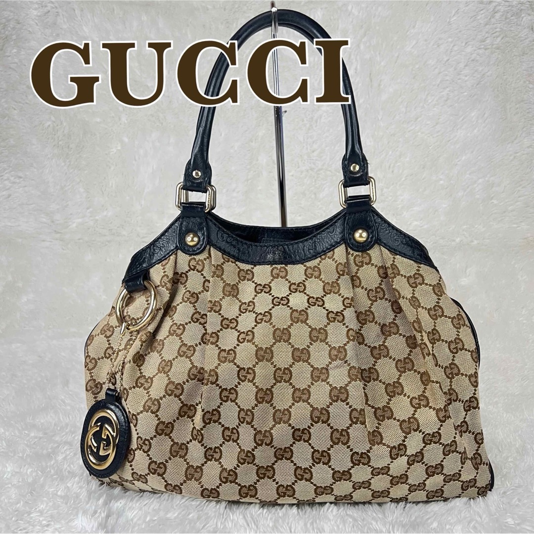 Gucci(グッチ)のGUCCI/スーキー GGキャンバス トートバッグ インターロッキングチャーム レディースのバッグ(トートバッグ)の商品写真