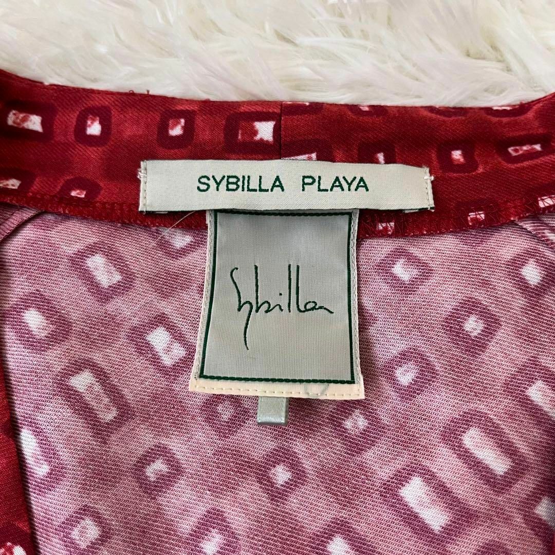 Sybilla(シビラ)のsybilla シビラ　柄　ワンピース　レッド　L その他のその他(その他)の商品写真