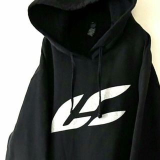 LC LIFECHURCH スウェット パーカー L ブラック 黒 古着