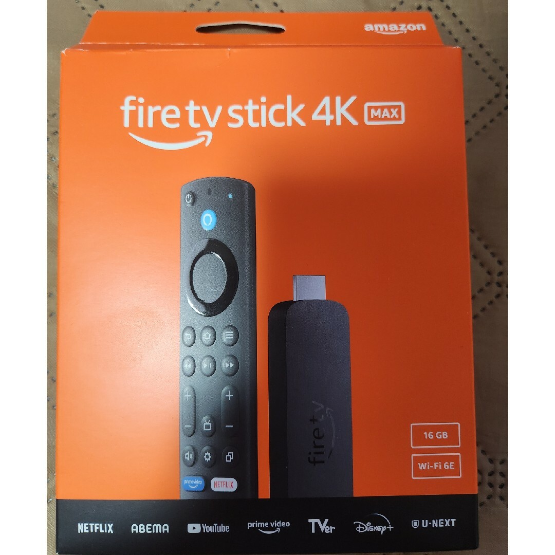 Amazon(アマゾン)のアマゾン Fire TV Stick 4K Max 第2世代 B0BW37QY… スマホ/家電/カメラのスマートフォン/携帯電話(その他)の商品写真