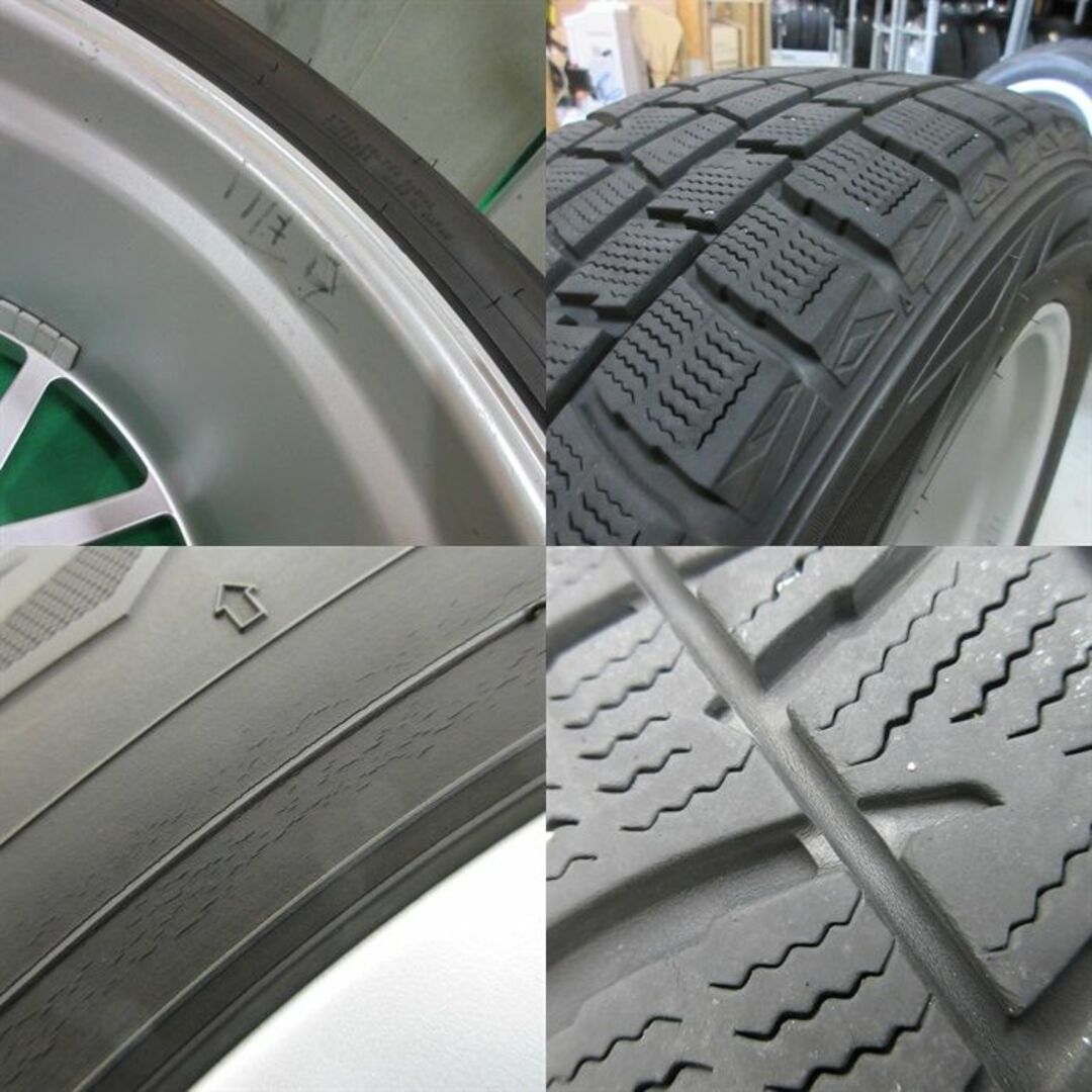 BBS(ビービーエス)のアルファードBBS RX243 225/60R17 スタッドレス ヴェルファイア 自動車/バイクの自動車(タイヤ・ホイールセット)の商品写真