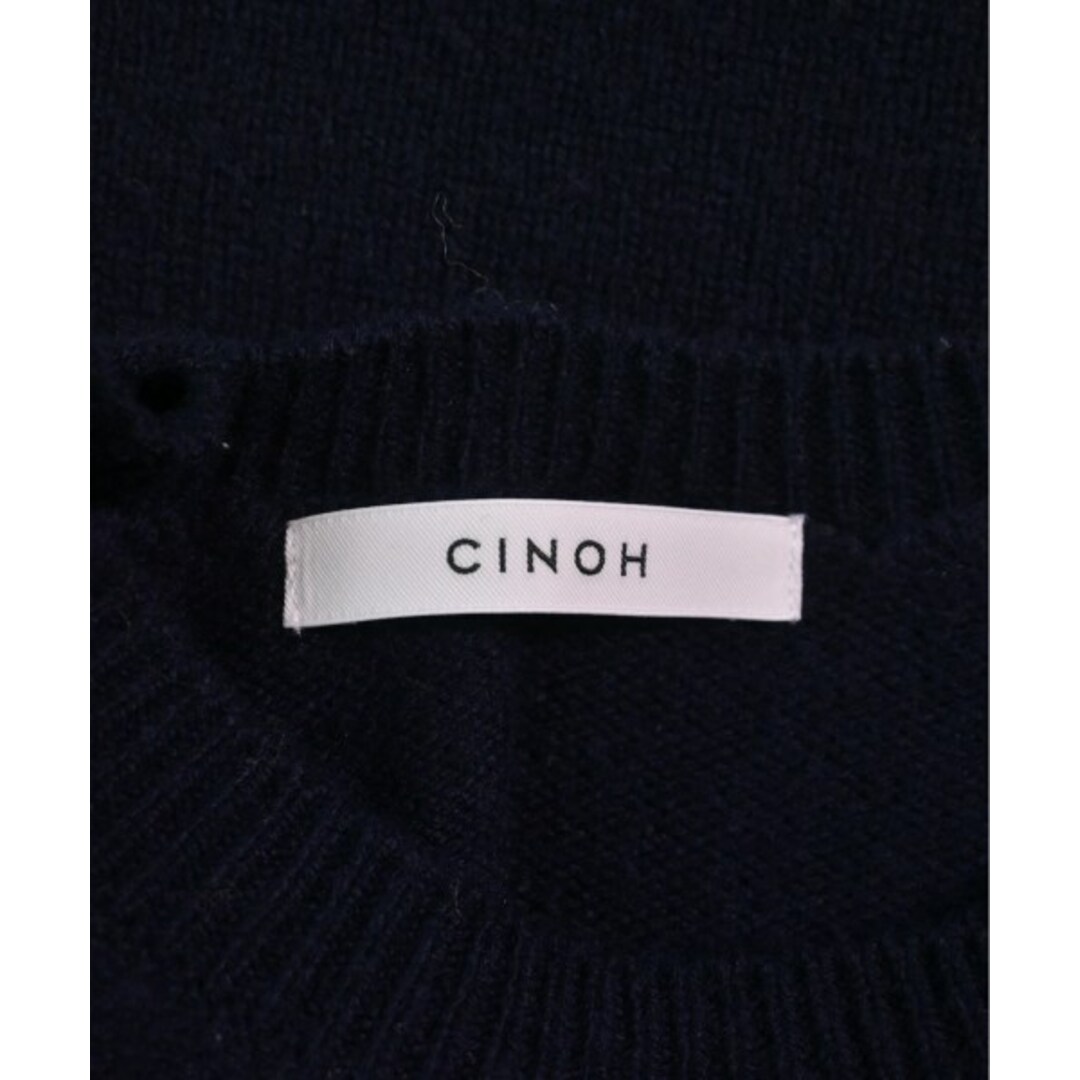 CINOH(チノ)のCINOH チノ ニット・セーター 36(S位) 紺 【古着】【中古】 レディースのトップス(ニット/セーター)の商品写真