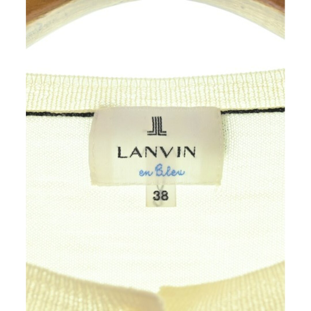 LANVIN en Bleu(ランバンオンブルー)のLANVIN en bleu カーディガン 38(M位) アイボリー 【古着】【中古】 レディースのトップス(カーディガン)の商品写真