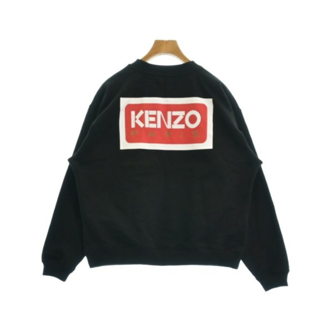 KENZO(ケンゾー)のKENZO ケンゾー スウェット S 黒 【古着】【中古】 レディースのトップス(トレーナー/スウェット)の商品写真