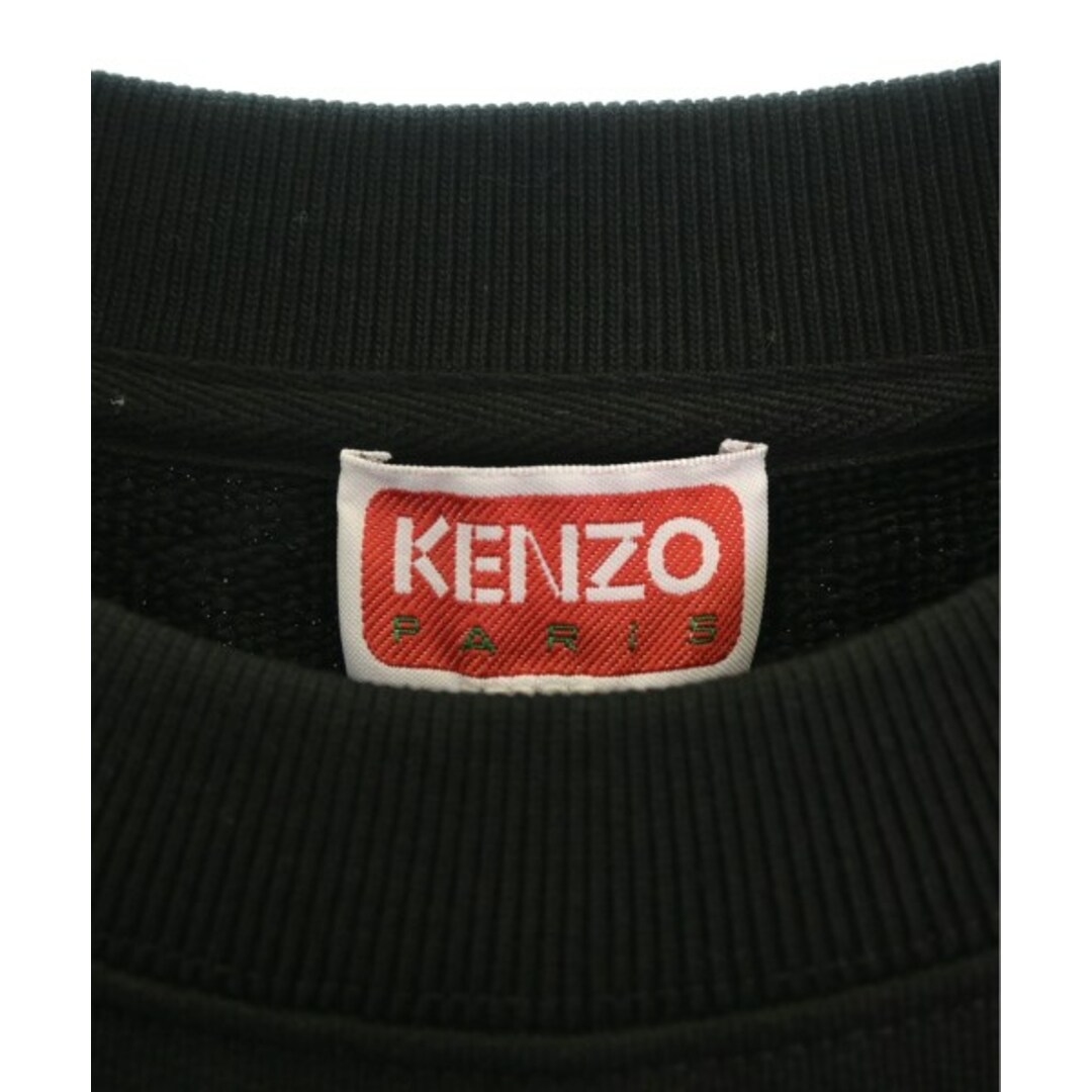 KENZO(ケンゾー)のKENZO ケンゾー スウェット S 黒 【古着】【中古】 レディースのトップス(トレーナー/スウェット)の商品写真