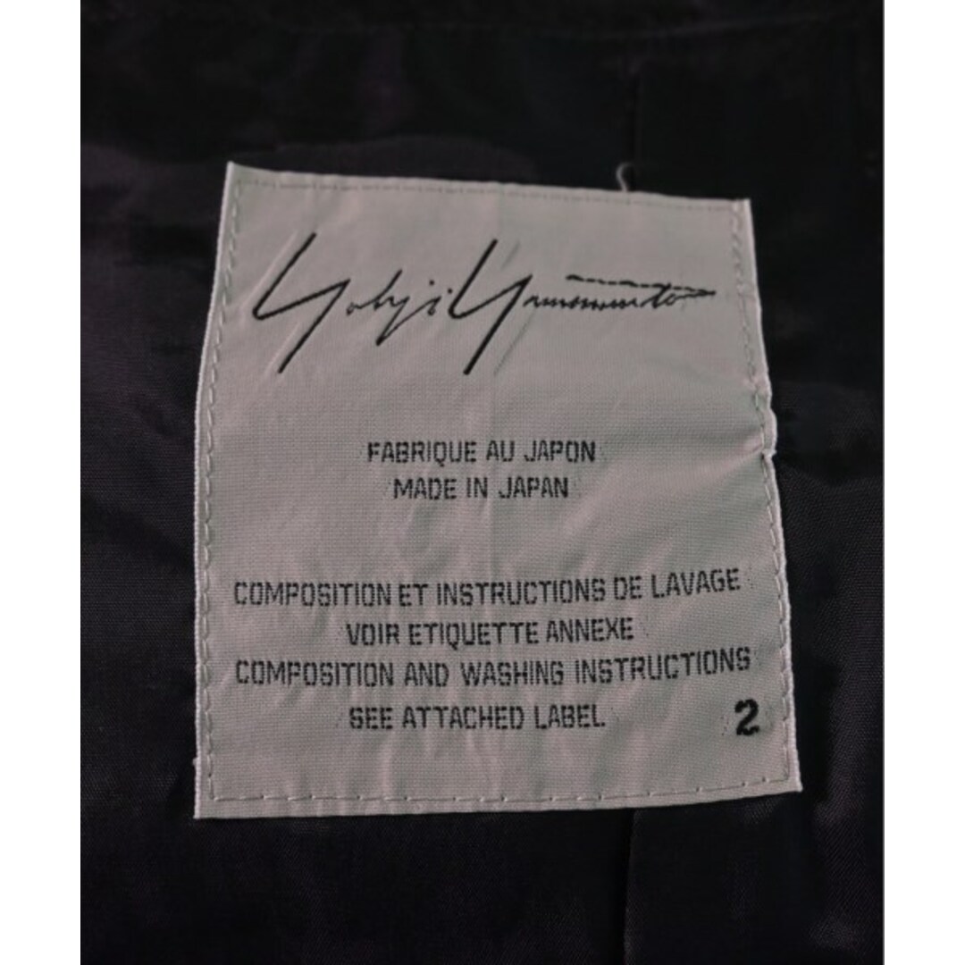 Yohji Yamamoto(ヨウジヤマモト)のYOHJI YAMAMOTO ヨウジヤマモト ベスト 2(S位) 黒 【古着】【中古】 レディースのトップス(ベスト/ジレ)の商品写真