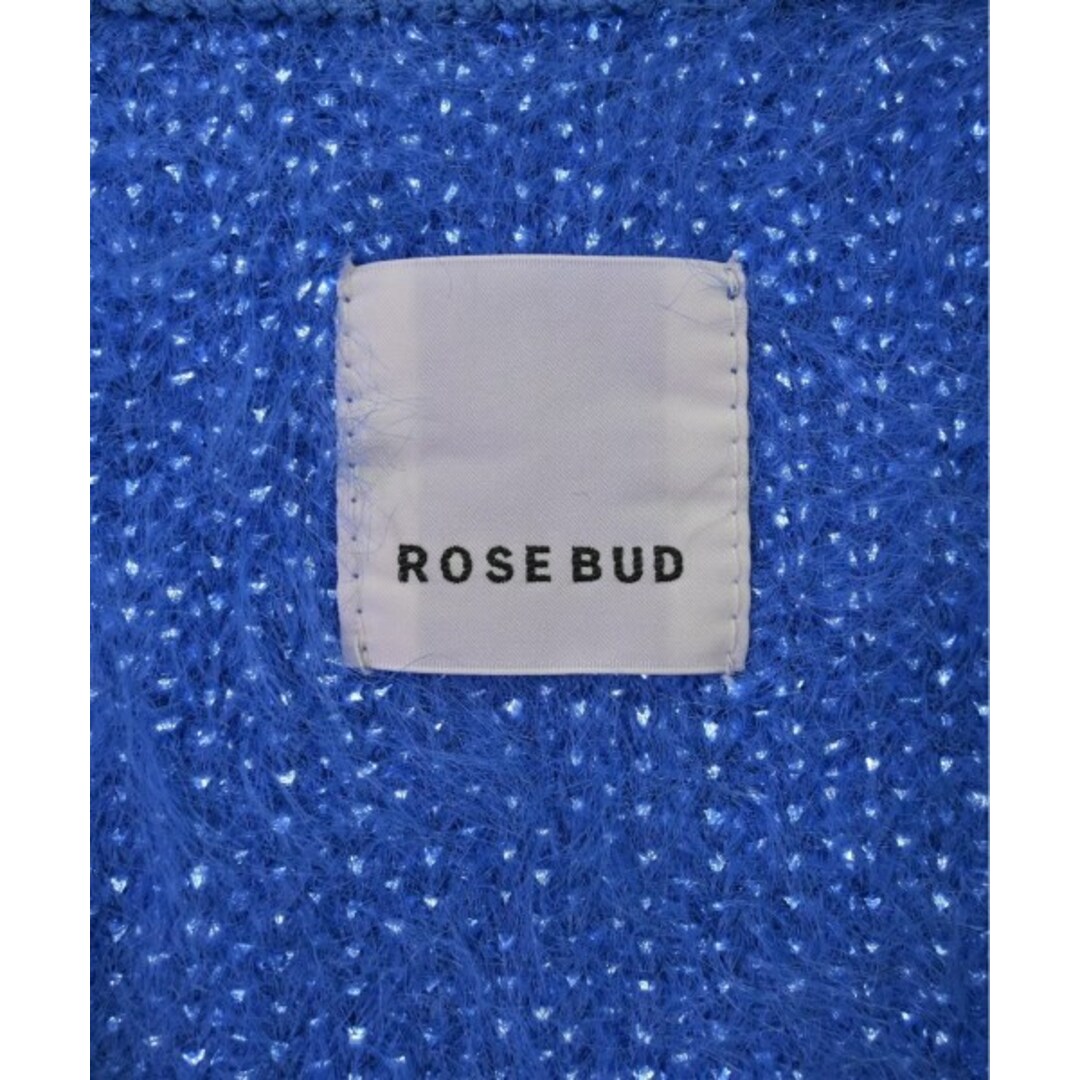 ROSE BUD(ローズバッド)のROSE BUD ローズバット カーディガン F 青 【古着】【中古】 レディースのトップス(カーディガン)の商品写真