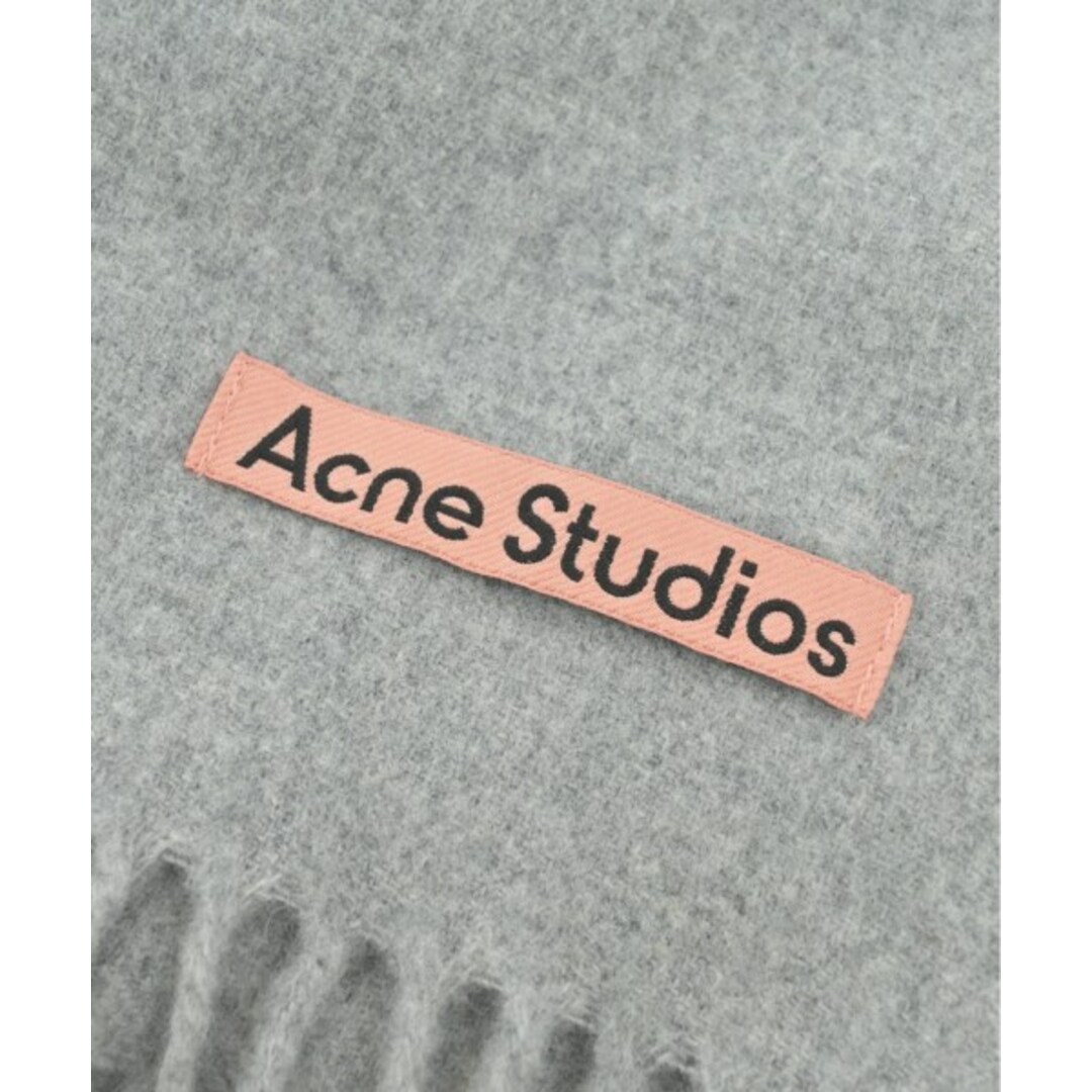 Acne Studios(アクネストゥディオズ)のAcne Studios アクネストゥディオズ マフラー - グレー 【古着】【中古】 メンズのファッション小物(マフラー)の商品写真