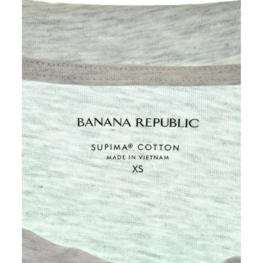 Banana Republic(バナナリパブリック)のBANANA REPUBLIC Tシャツ・カットソー XS グレー 【古着】【中古】 レディースのトップス(カットソー(半袖/袖なし))の商品写真