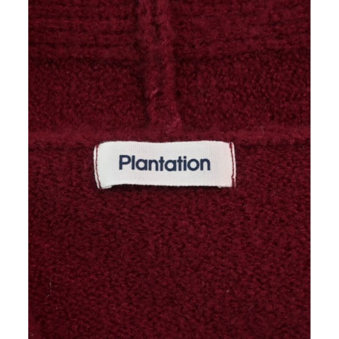 Plantation(プランテーション)のplantation プランテーション カーディガン M 赤系 【古着】【中古】 レディースのトップス(カーディガン)の商品写真