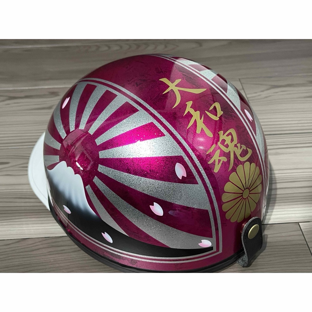ピンクラメ 富士日章 コルク半 ヘルメット 桜の通販 by ピンクラメ 富士日章 コルク半 ヘルメット 桜の通販 by
