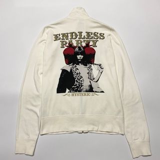 ヒステリックグラマー(HYSTERIC GLAMOUR)のヒステリックグラマー スウェット ジップ  ヒスガール ラメ ジャケット フリー(トレーナー/スウェット)