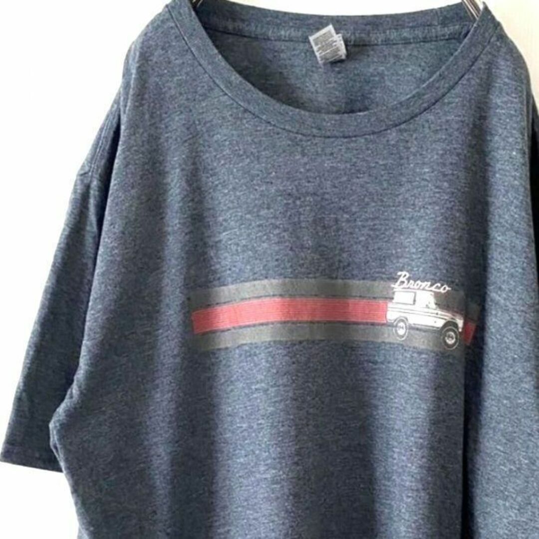 ギルダン Bronco クラシックカー Tシャツ XL グレー 灰色 古着 その他のその他(その他)の商品写真