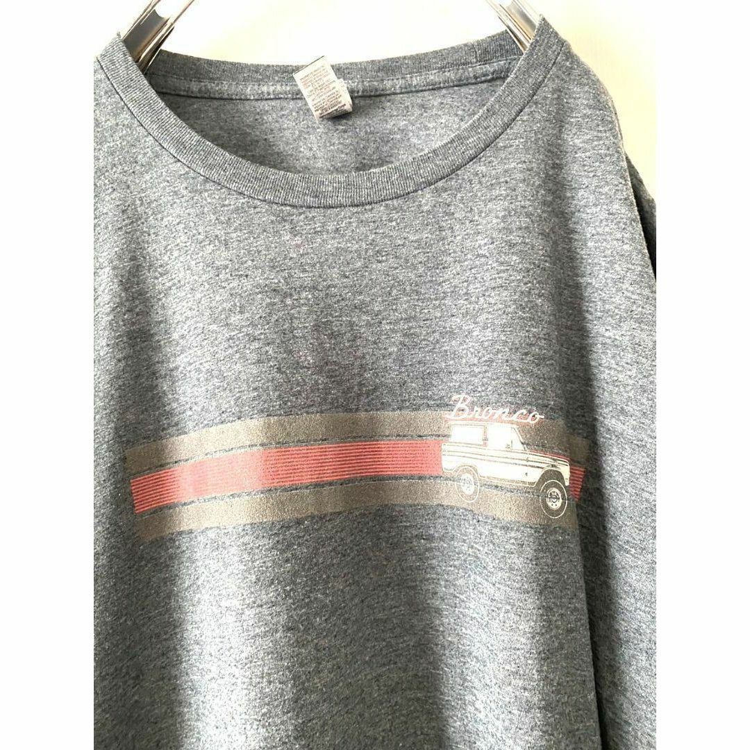 ギルダン Bronco クラシックカー Tシャツ XL グレー 灰色 古着 その他のその他(その他)の商品写真