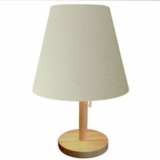 【色: 綿キナリ】lamp-shade テーブルライト 一体型 シェード 北欧風(その他)