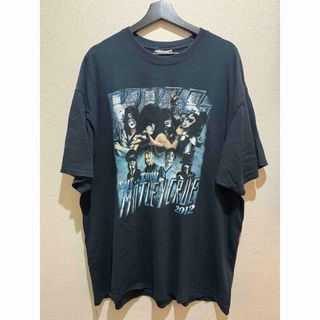 【古着】KISS × モトリー・クルー 2012ツアーTシャツ プリント 2XL(Tシャツ/カットソー(半袖/袖なし))