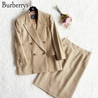 BURBERRY - 美品 BURBERRY LONDON シルク混 ツイード セットアップ