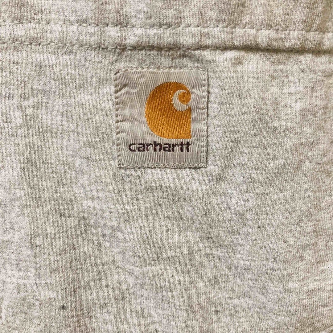 carhartt(カーハート)のcarharttカーハート半袖ポケットTシャツ/霜降りグレー/ゆるダボXL メンズのトップス(Tシャツ/カットソー(半袖/袖なし))の商品写真