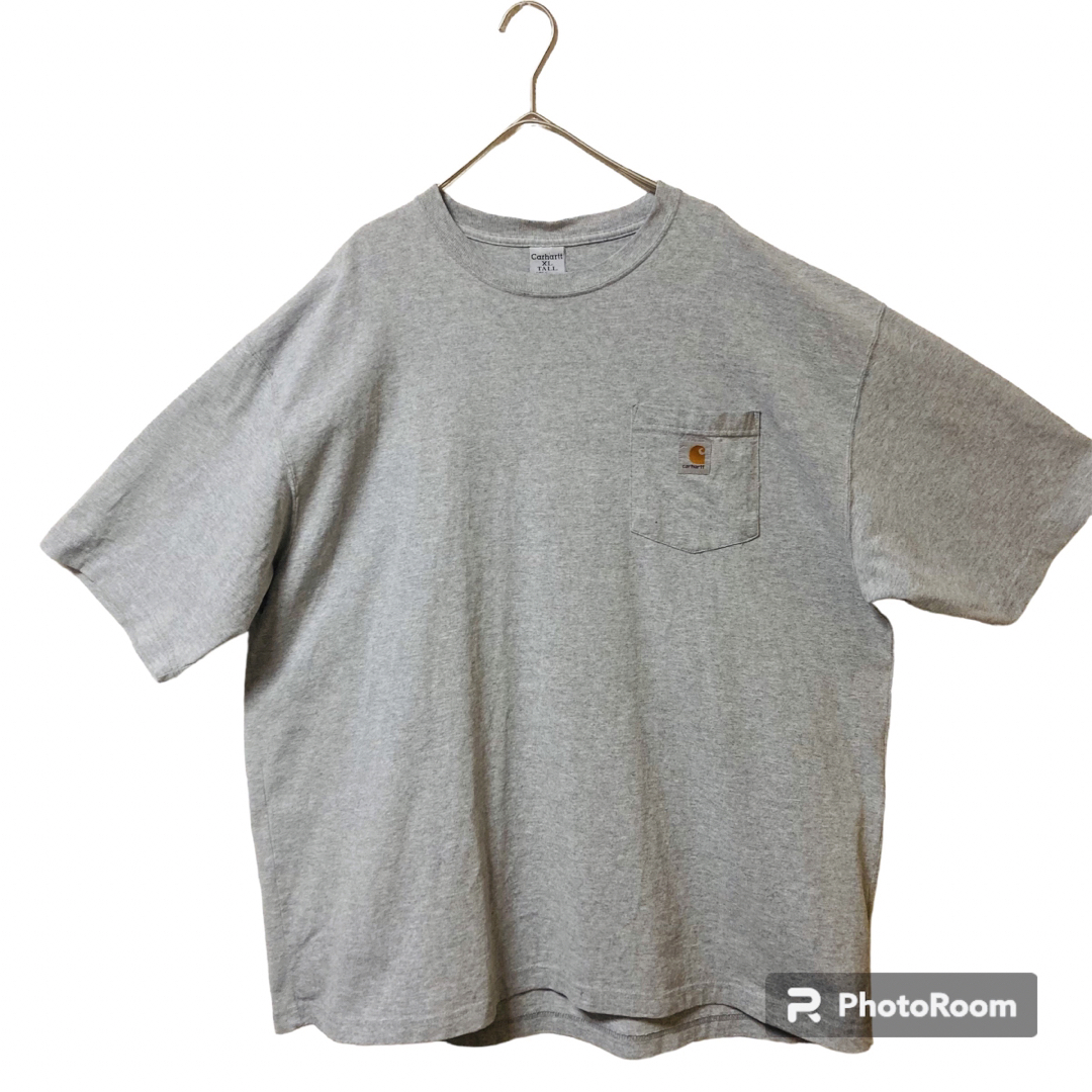 carhartt(カーハート)のcarharttカーハート半袖ポケットTシャツ/霜降りグレー/ゆるダボXL メンズのトップス(Tシャツ/カットソー(半袖/袖なし))の商品写真