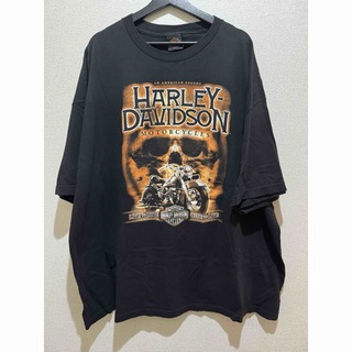 ハーレーダビッドソン(Harley Davidson)の【古着】ハーレーダビットソン Tシャツ 4XL ブラック(Tシャツ/カットソー(半袖/袖なし))