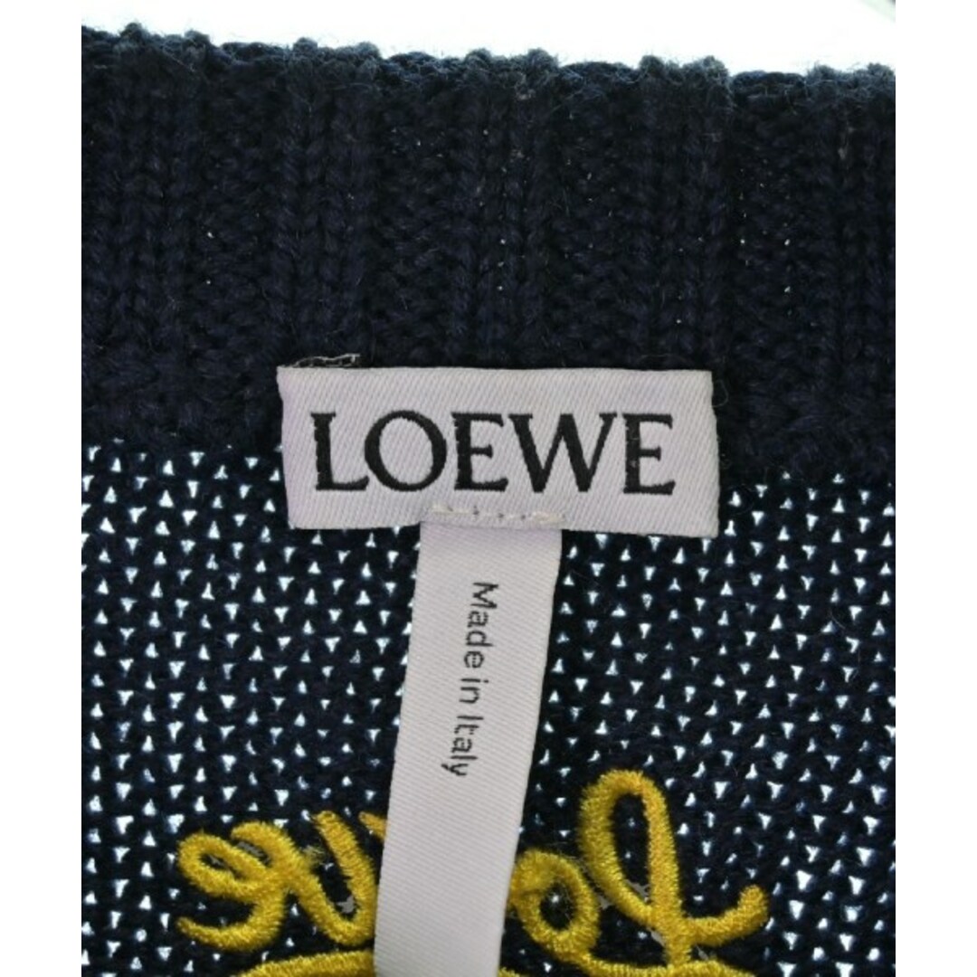 LOEWE(ロエベ)のLOEWE ロエベ ニット・セーター L 紺 【古着】【中古】 メンズのトップス(ニット/セーター)の商品写真