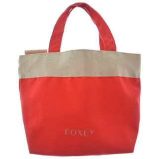 フォクシー(FOXEY)のFOXEY フォクシー ハンドバッグ - 赤 【古着】【中古】(ハンドバッグ)