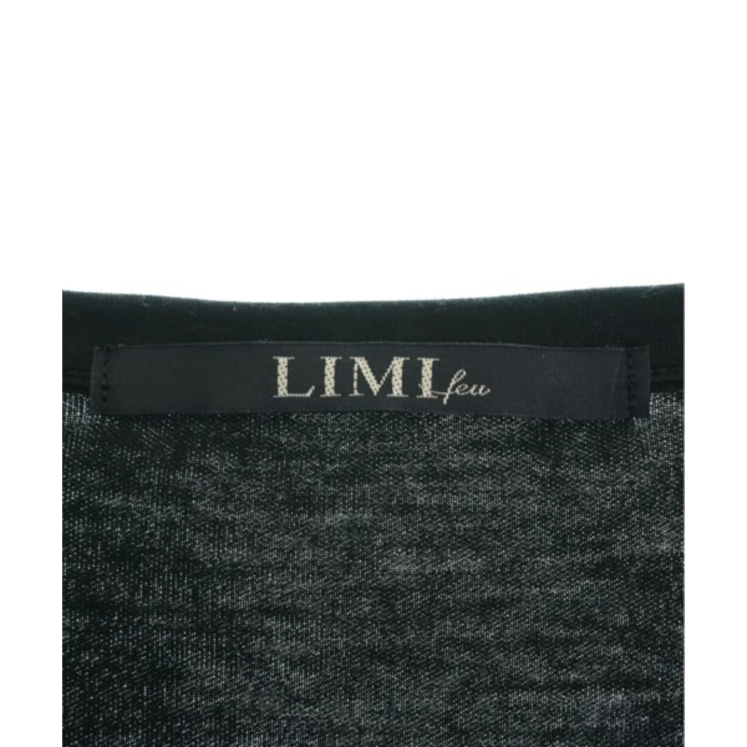 LIMI feu(リミフゥ)のLIMI feu リミフー Tシャツ・カットソー S 黒x白(総柄) 【古着】【中古】 レディースのトップス(カットソー(半袖/袖なし))の商品写真