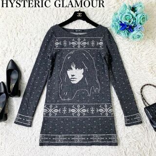 ヒステリックグラマー(HYSTERIC GLAMOUR)のヒステリックグラマー ニット セーター ワンピース ナバホ柄 ヒスガール(ニット/セーター)