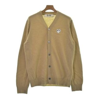 PLAY COMME des GARCONS カーディガン XL ベージュ 【古着】【中古】(カーディガン)