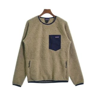 パタゴニア(patagonia)のpatagonia パタゴニア Tシャツ・カットソー M ベージュ 【古着】【中古】(Tシャツ/カットソー(半袖/袖なし))