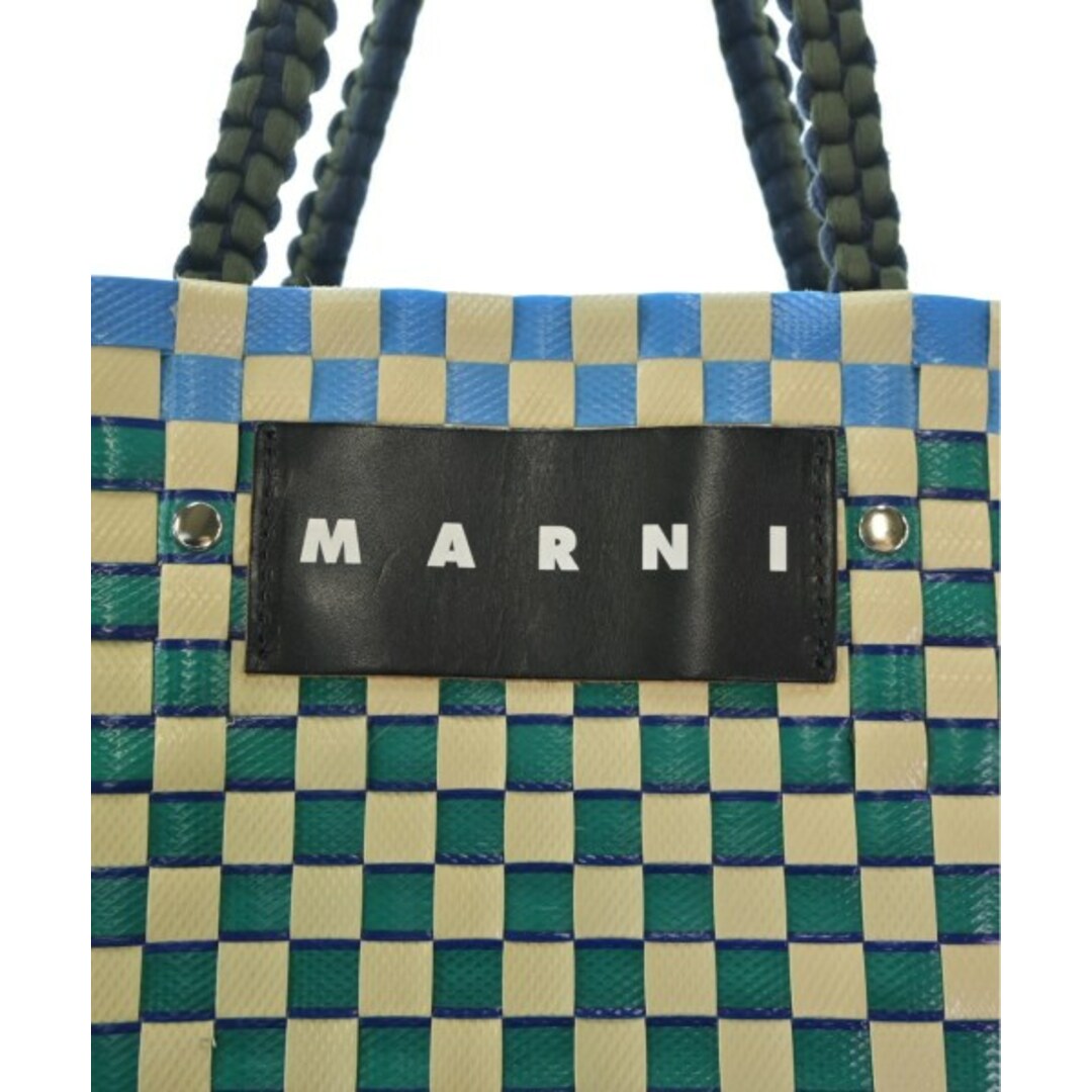 Marni(マルニ)のMARNI マルニ バッグ（その他） - ベージュx青x緑等(総柄) 【古着】【中古】 レディースのバッグ(その他)の商品写真