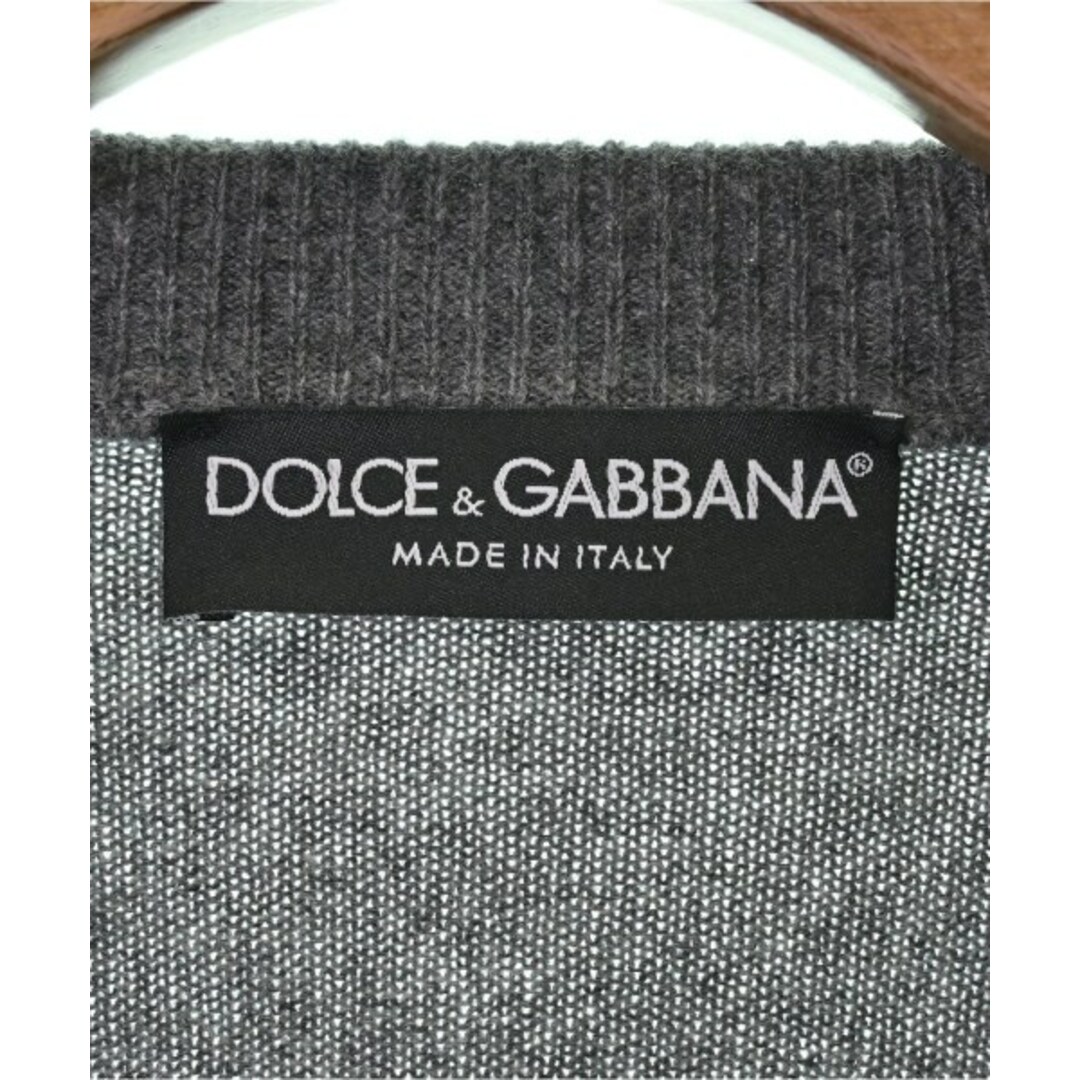 DOLCE&GABBANA(ドルチェアンドガッバーナ)のDOLCE&GABBANA カーディガン 46(M位) グレー 【古着】【中古】 メンズのトップス(カーディガン)の商品写真