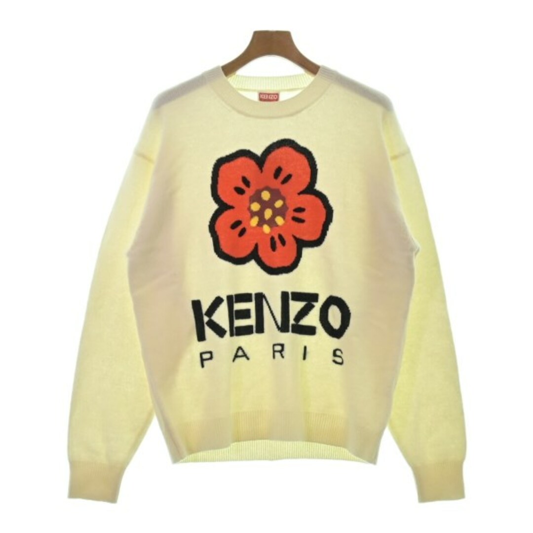 KENZO(ケンゾー)のKENZO ケンゾー ニット・セーター M 白 【古着】【中古】 メンズのトップス(ニット/セーター)の商品写真
