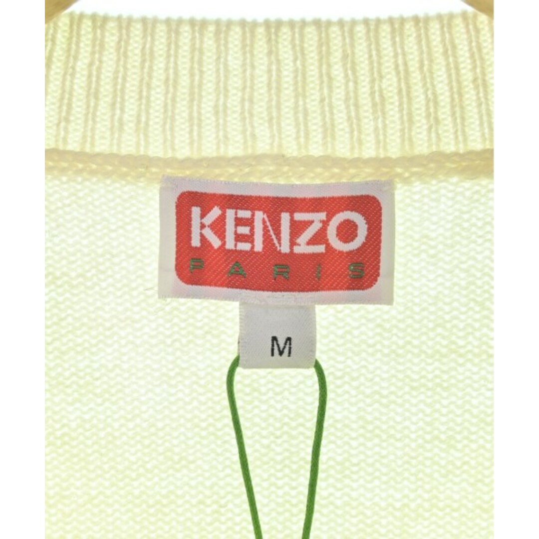 KENZO(ケンゾー)のKENZO ケンゾー ニット・セーター M 白 【古着】【中古】 メンズのトップス(ニット/セーター)の商品写真