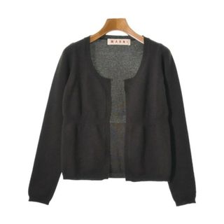 マルニ(Marni)のMARNI マルニ カーディガン 38(S位) 茶 【古着】【中古】(カーディガン)