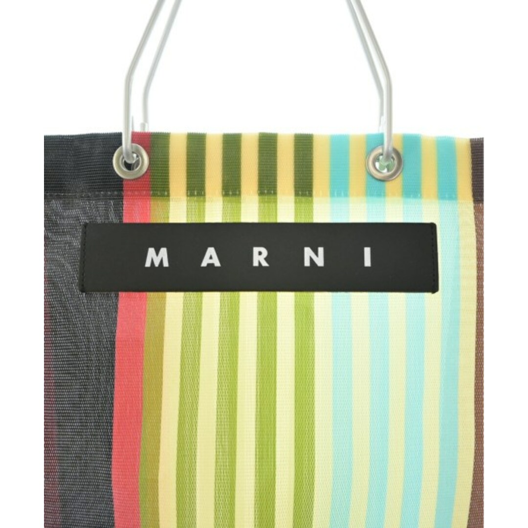 Marni(マルニ)のMARNI マルニ ハンドバッグ - 黒x茶x黄等(ストライプ) 【古着】【中古】 レディースのバッグ(ハンドバッグ)の商品写真