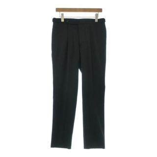 ユナイテッドアローズ(UNITED ARROWS)のUNITED ARROWS ユナイテッドアローズ スラックス 46(M位) 黒 【古着】【中古】(スラックス)