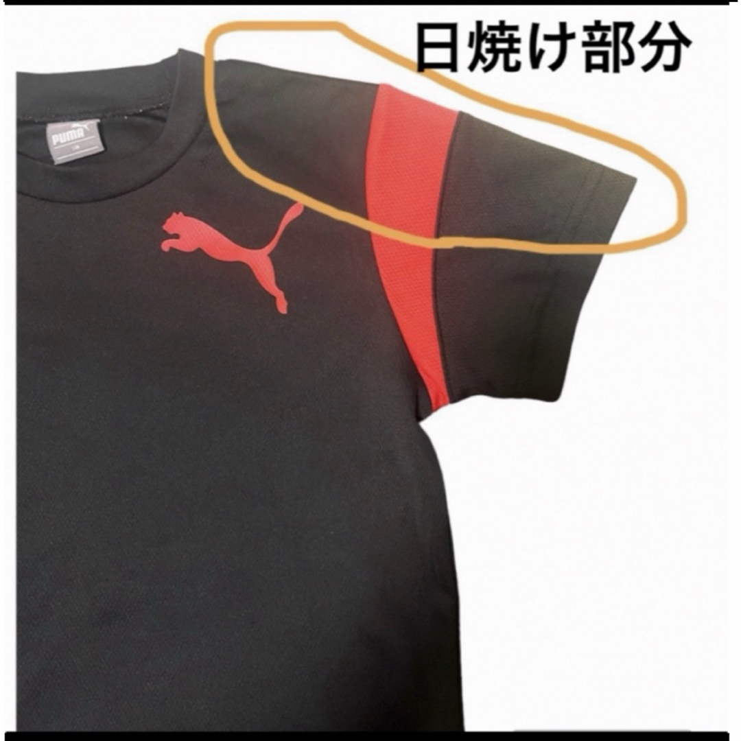 PUMA(プーマ)の【130】　⭐️PUMA ⭐️ 半袖　Tシャツ　訳あり キッズ/ベビー/マタニティのキッズ服男の子用(90cm~)(Tシャツ/カットソー)の商品写真