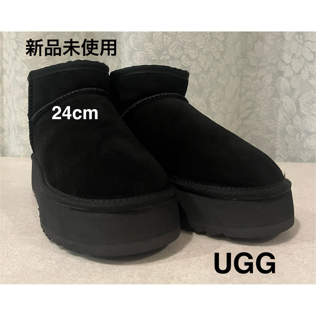 UGG(アグ)のUGG クラッシックウルトラ ミニプラット フォーム 厚底 ブーツ 24cm レディースの靴/シューズ(ブーツ)の商品写真