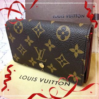 ルイヴィトン(LOUIS VUITTON)の【極美品】ルイヴィトン 二つ折り財布 モノグラム ポルトモネ ビエ トレゾール(財布)