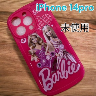 【未使用】Barbie バービー スマホケース iPhone 14pro ピンク(iPhoneケース)