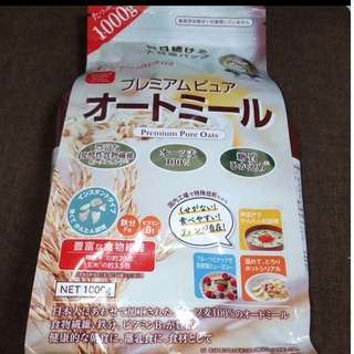 ニホンショクヒンセイゾウ(日本食品製造)の日本食品 プレミアムピュア オートミール １㎏ 日食(米/穀物)