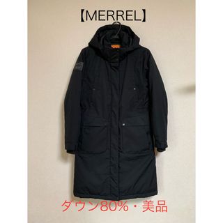 MERRELL - 【MERREL】メレルダウンコート ジャケット 黒ブラック  M 美品