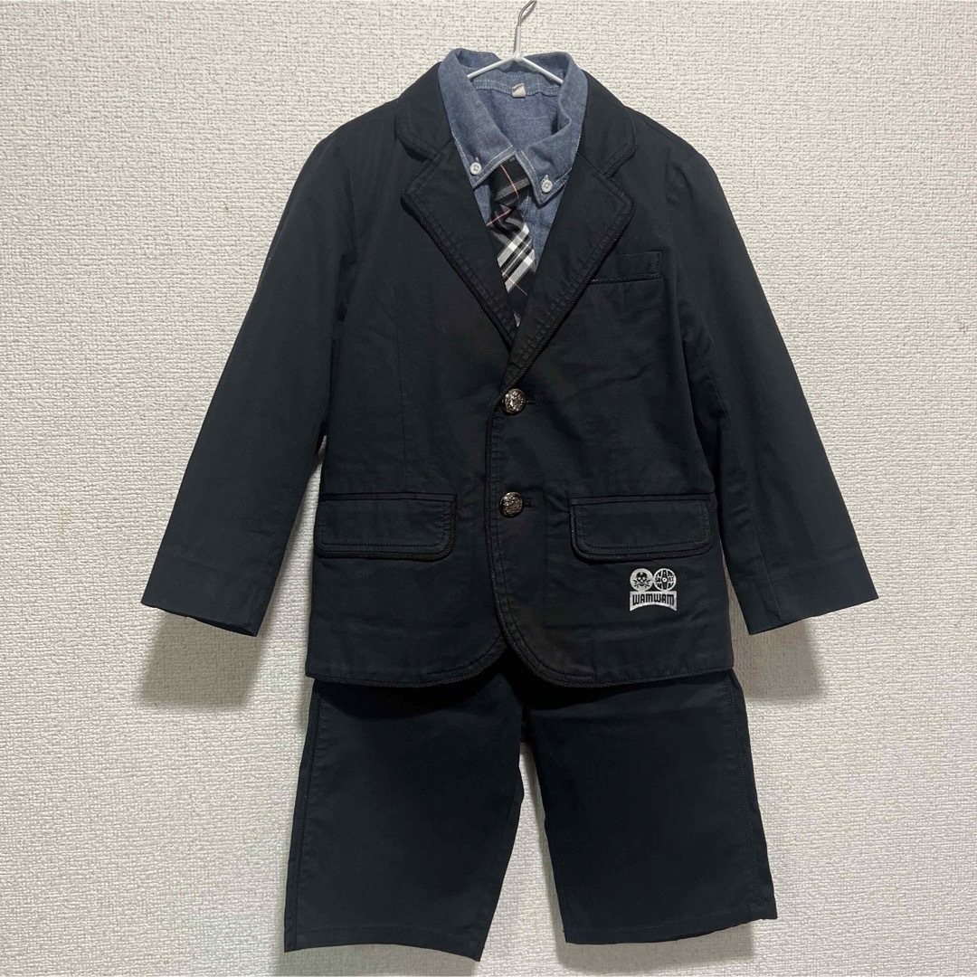 WAMWAM(ワムワム)のwamwam  キッズ　フォーマル　120   卒園式　入学式 キッズ/ベビー/マタニティのキッズ服男の子用(90cm~)(ドレス/フォーマル)の商品写真