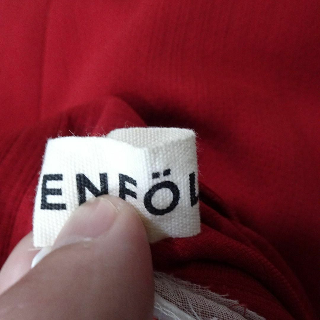 ENFOLD(エンフォルド)のENFOLD エンフォルド バルーンスカート レッド その他のその他(その他)の商品写真