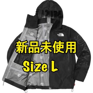 シュプリーム(Supreme)のThe North Face Split Taped Seam黒 L Large(ナイロンジャケット)